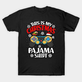 This Is My Christmas Pajama Shirt Gamer T-Shirt